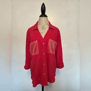 Nuco Red Pocket Long Sleeve Size XL